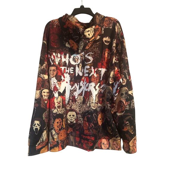 NWOT Adult Hoodie Who's Next Monsters Movie Monsters Size Medium - Picture 2 of 4
